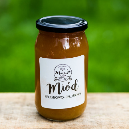 Miód Nektarowo _ Spadziowy 1100g (815ml ) - Matula